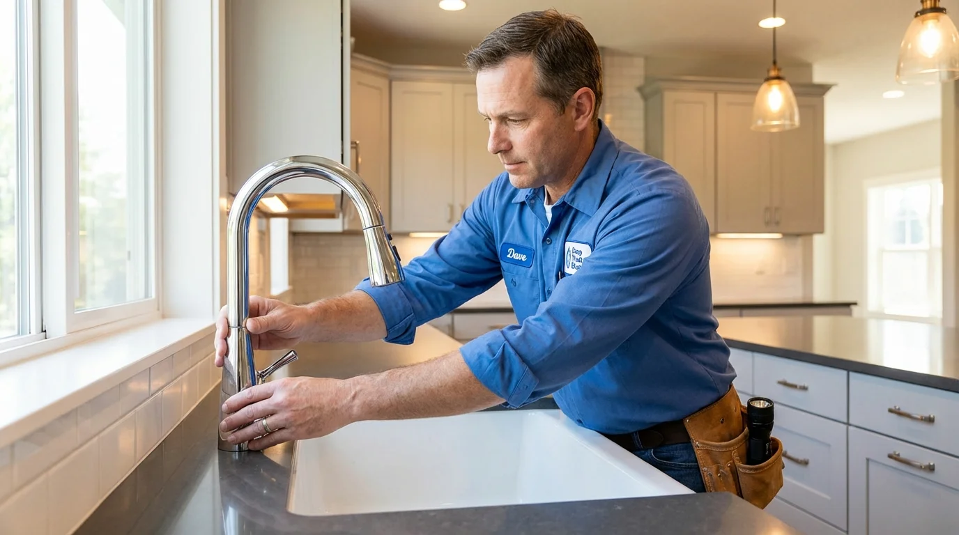 Kitchen faucet installation by Johns Plumbing LLC in Kamiah