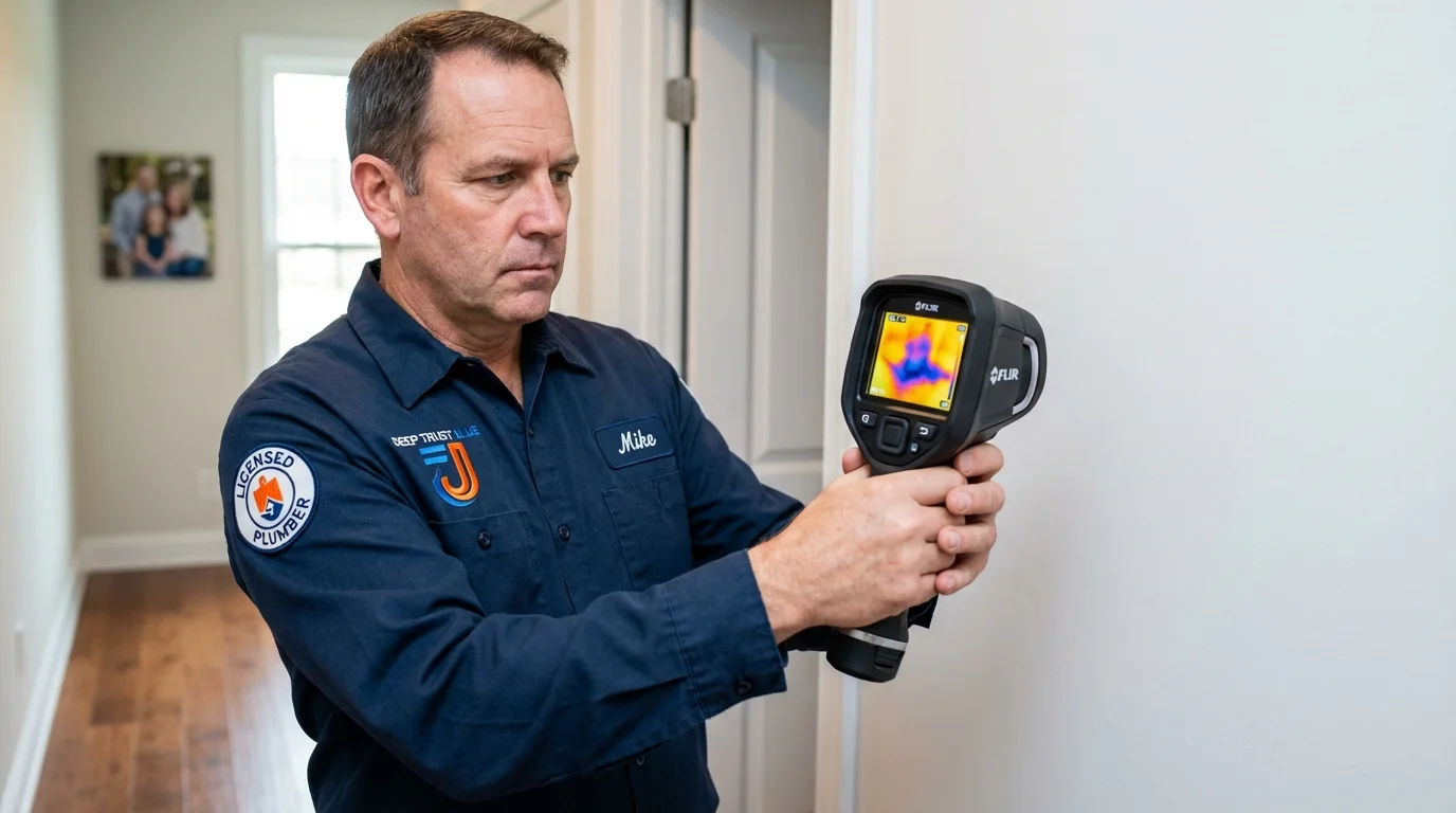 Thermal imaging leak detection by Johns Plumbing LLC in Kamiah
